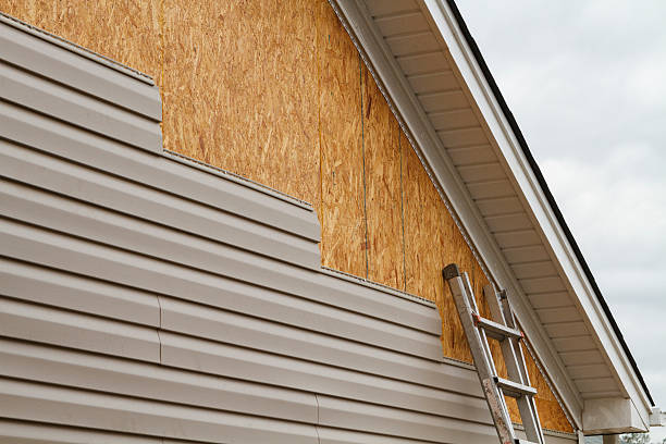 Professional Emergency Siding Repair technician working in Falmouth, VA